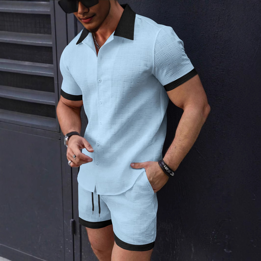 Matching Sets Trend Men Suit   – Summer Clothing Men Linen recenzja i cena