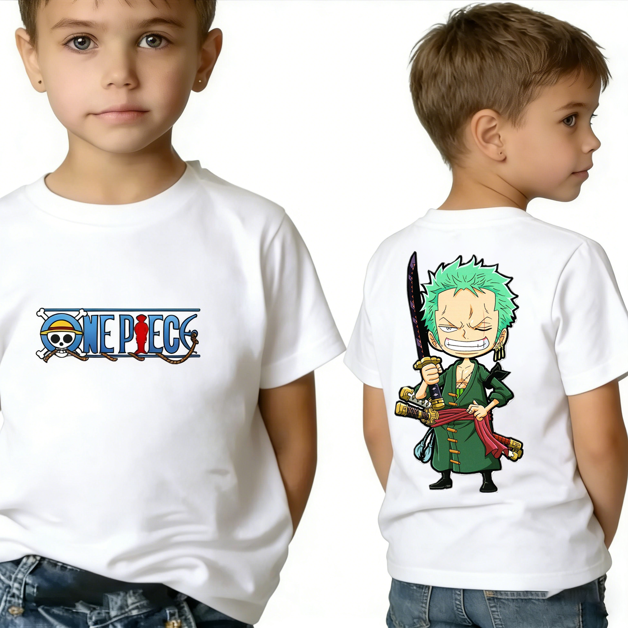 One Piece Boy's Girl's T Shirt – Summer Clothing Gifts recenzja i cena