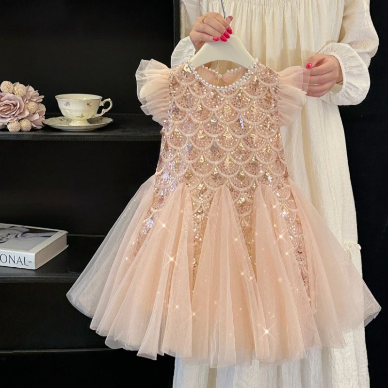 Children's Dress Mesh Sequins  – Summer Dresses Yours Clothing recenzja i cena