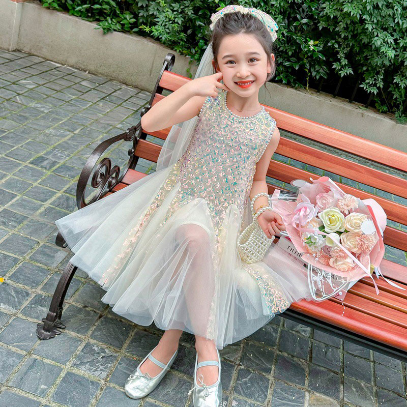 Children's Dress Mesh Sequins  – Summer Dresses Yours Clothing recenzja i cena