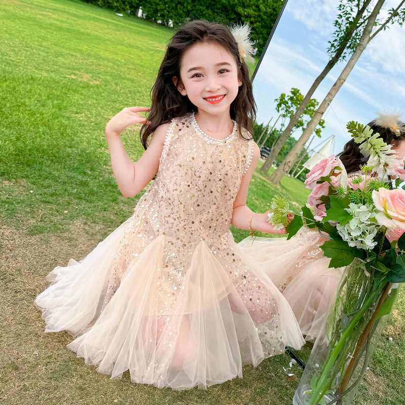 Children's Dress Mesh Sequins  – Summer Dresses Yours Clothing recenzja i cena