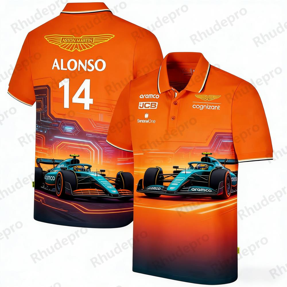 Aston Martin Polo Shirt Outdoo – Summer Clothing In Spanish recenzja i cena