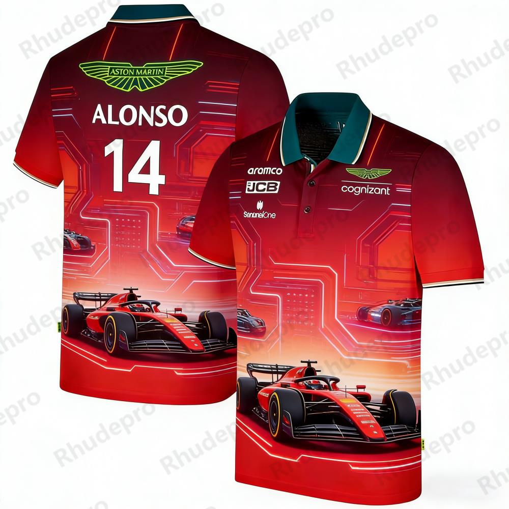 Aston Martin Polo Shirt Outdoo – Summer Clothing In Spanish recenzja i cena