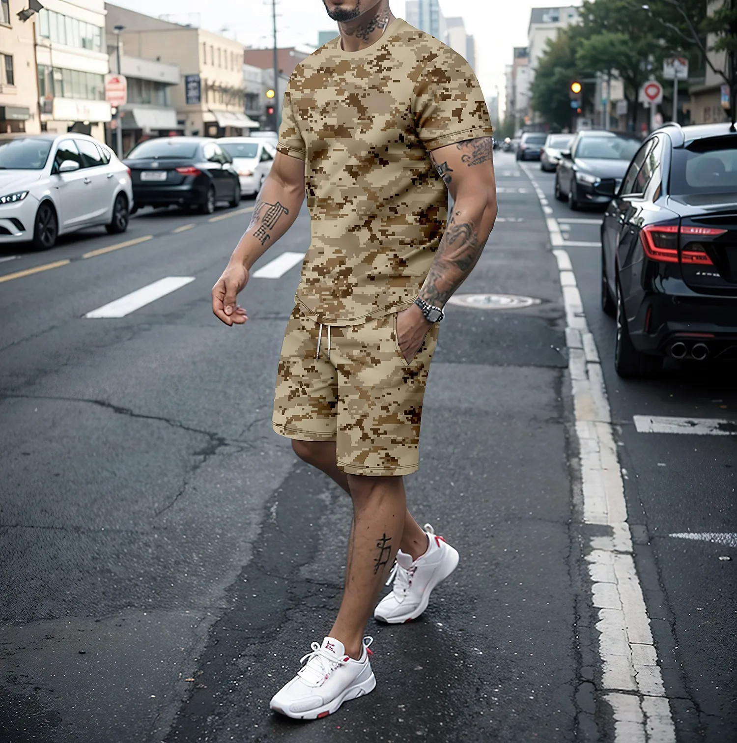 Camouflage Outdoor Tracksuits  – Summer Clothing Women recenzja i cena