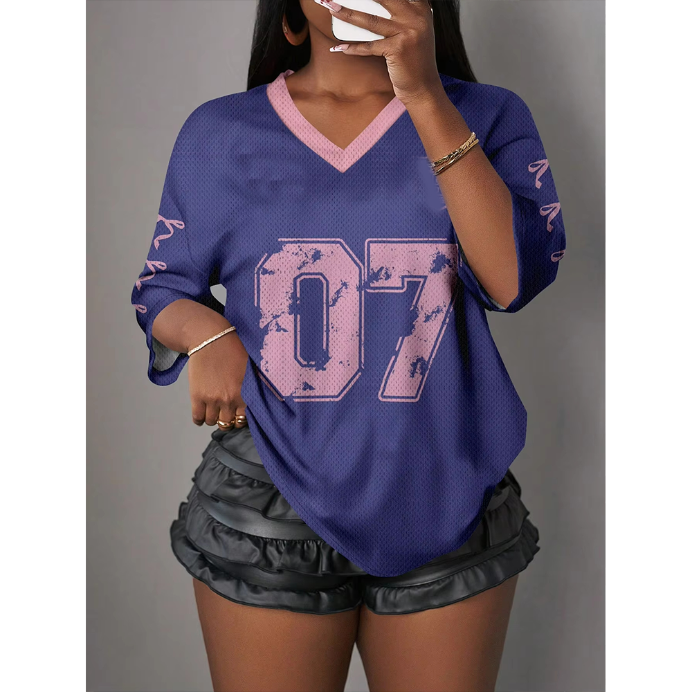 New Casual Simple Letter NO.07 – Summer Games Clothing recenzja i cena