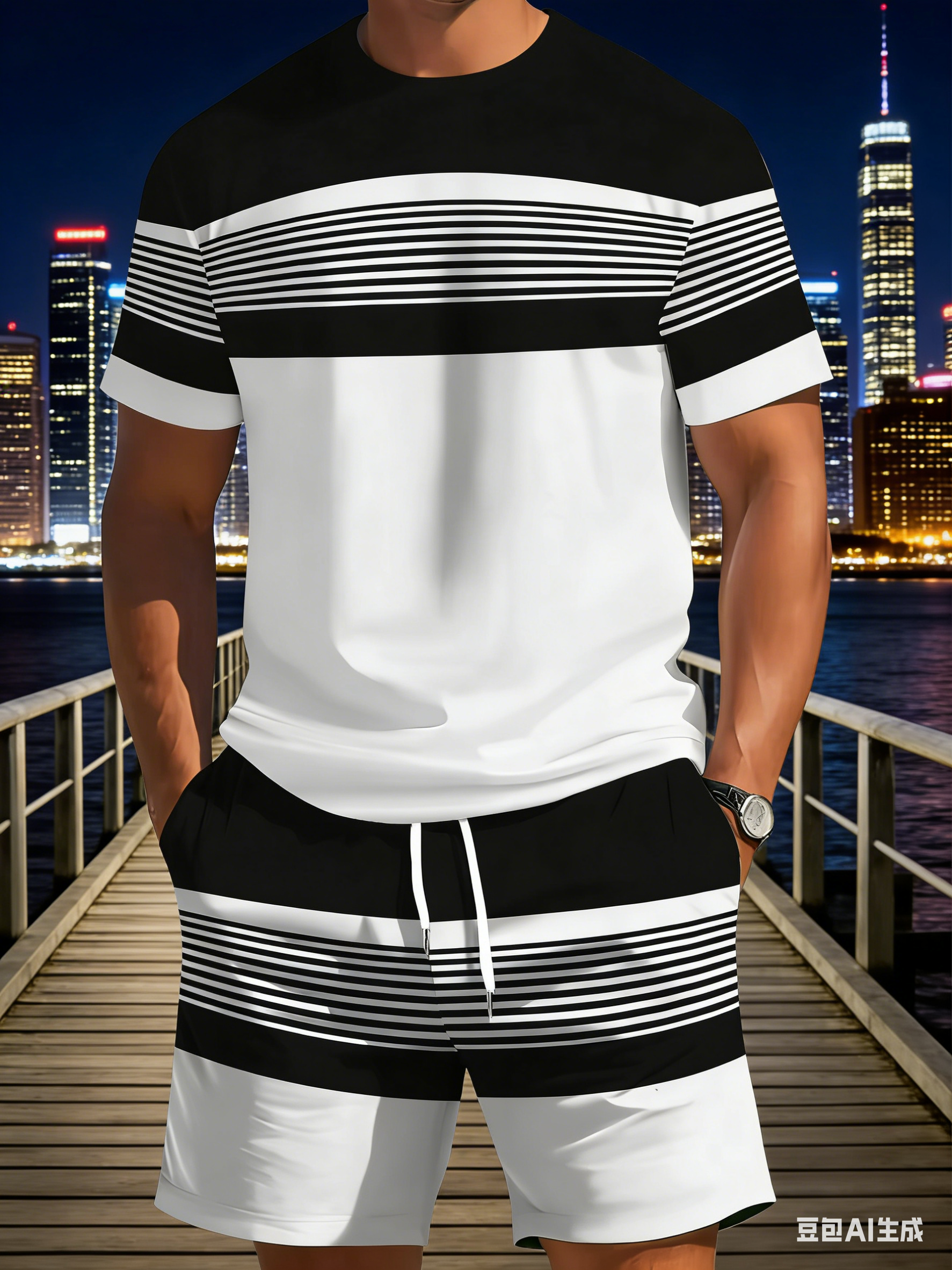 New Summer Men's Sportswear St – Summer Clothing Beach recenzja i cena