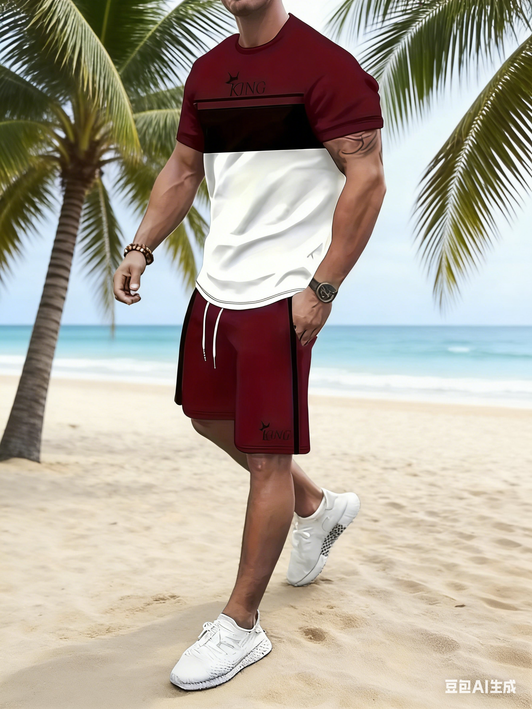 New Summer Men's Sportswear St – Summer Clothing Beach recenzja i cena