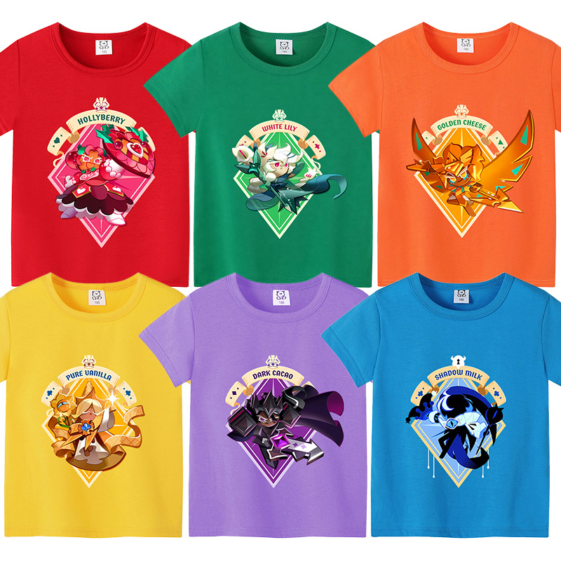 Cookie Run Kingdom Children T  – Summer Clothing Gifts recenzja i cena