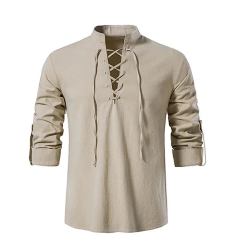 2023 New Men's V-neck shirt T- – Summer Viking Clothing recenzja i cena
