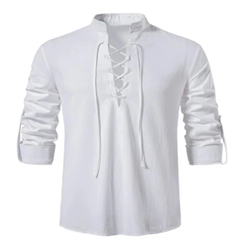 2023 New Men's V-neck shirt T- – Summer Viking Clothing recenzja i cena