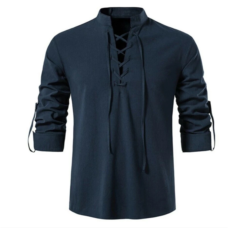 2023 New Men's V-neck shirt T- – Summer Viking Clothing recenzja i cena