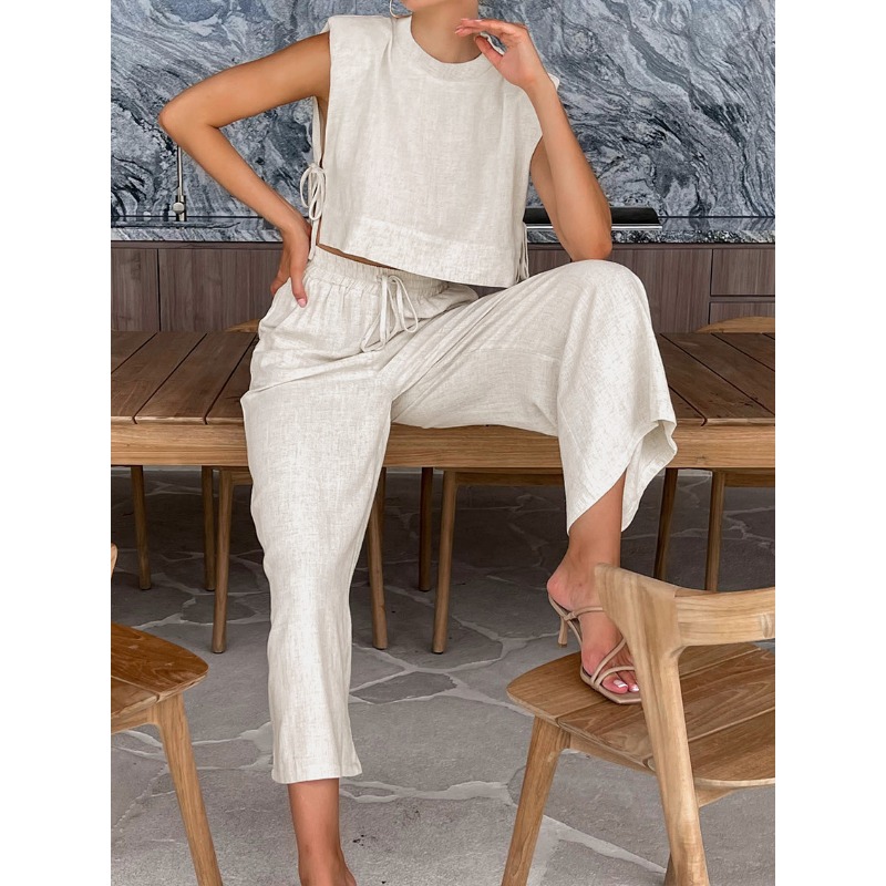 Fashion Cotton and Linen Suit  – Summer Clothing Men Linen recenzja i cena