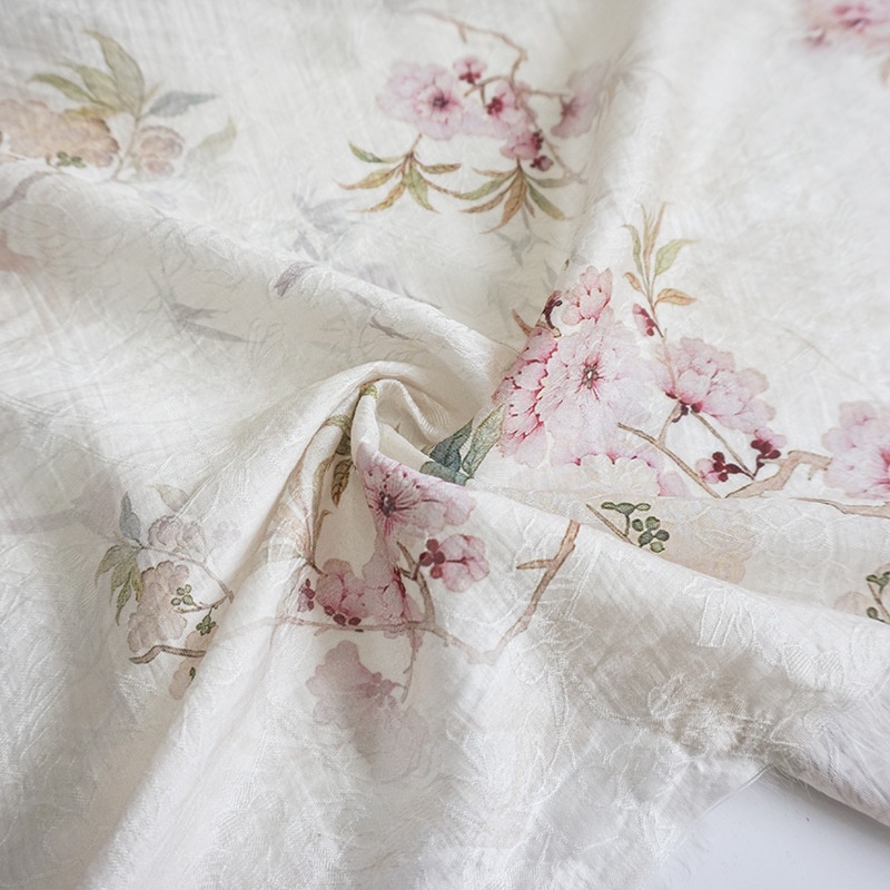 eng Textiles  Lyocell Embroide – Summer Clothing Material recenzja i cena