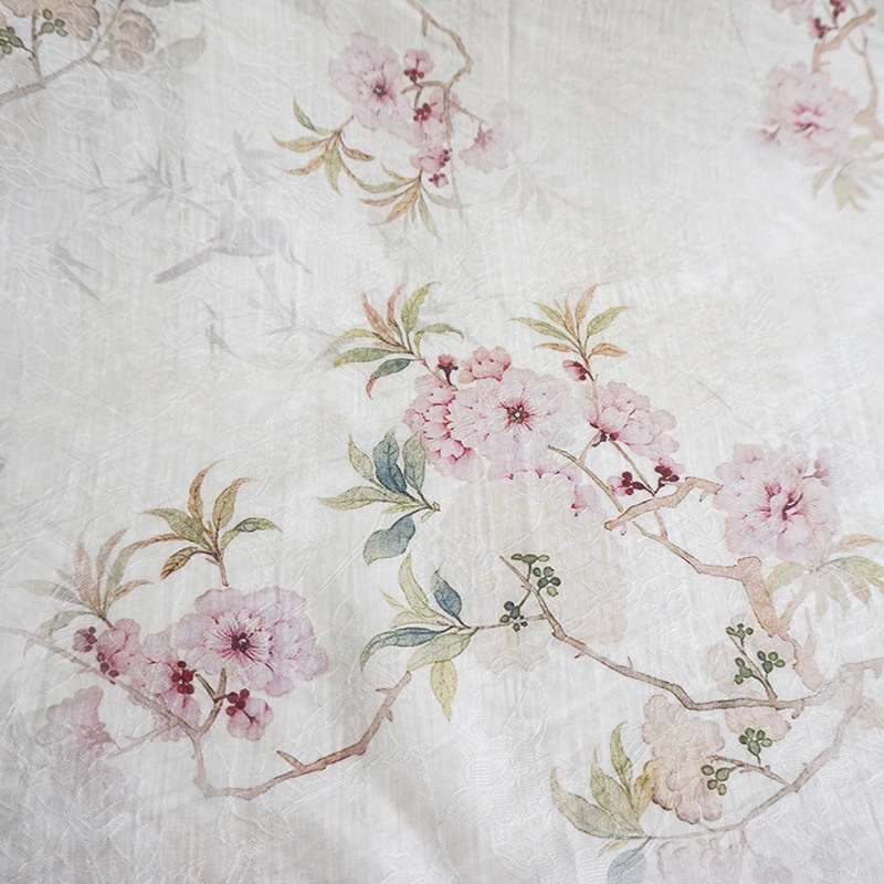 eng Textiles  Lyocell Embroide – Summer Clothing Material recenzja i cena