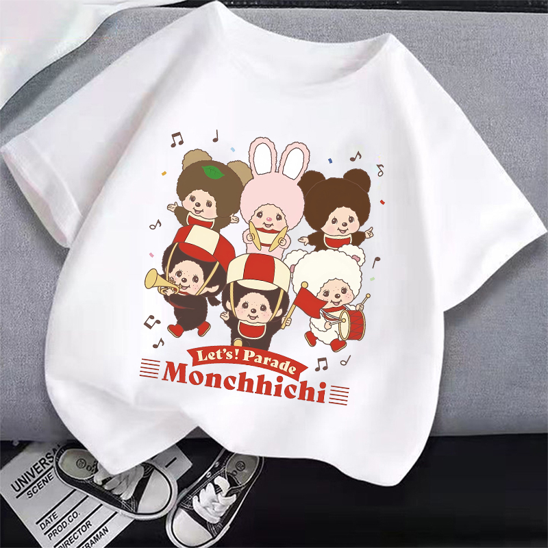 MONCHHICHI Short Sleeve T Shir – Summer Clothing Gifts recenzja i cena