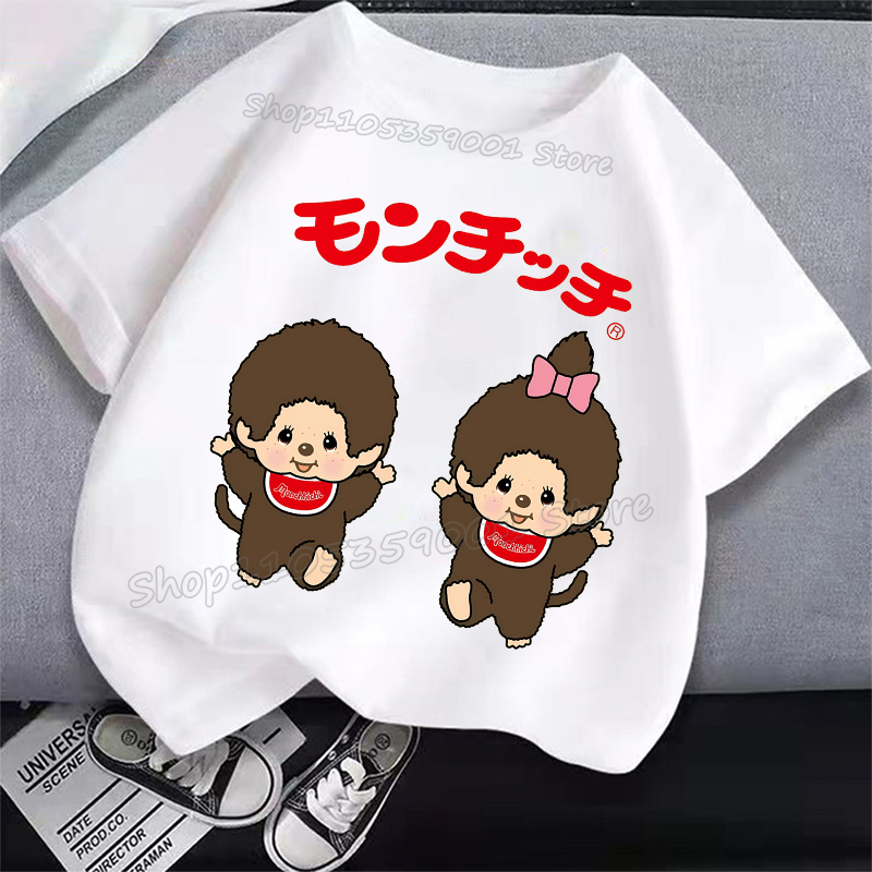 MONCHHICHI Short Sleeve T Shir – Summer Clothing Gifts recenzja i cena
