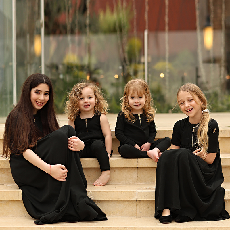Summer black ribbed family mat – Summer Dresses Yours Clothing recenzja i cena