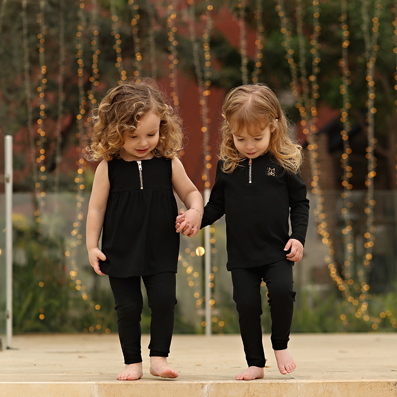 Summer black ribbed family mat – Summer Dresses Yours Clothing recenzja i cena