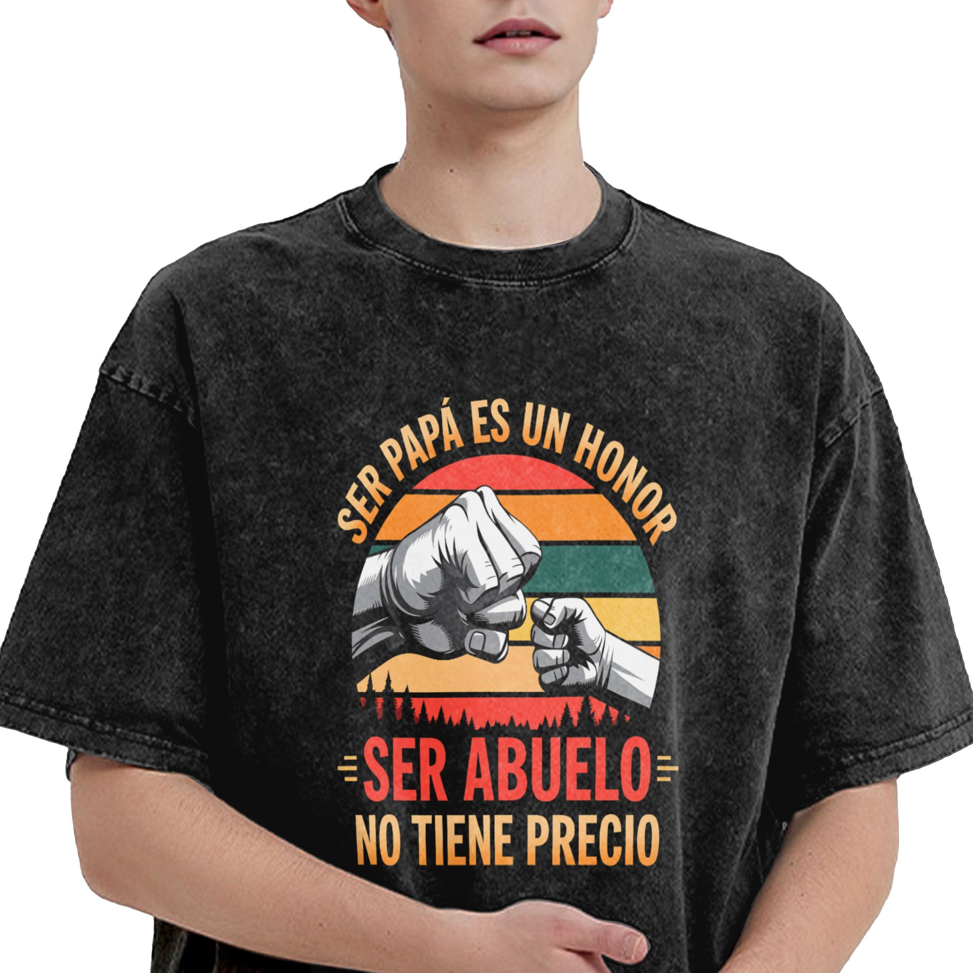 Couple T Shirt Ser Papa Es Un  – Summer Clothing In Spanish recenzja i cena