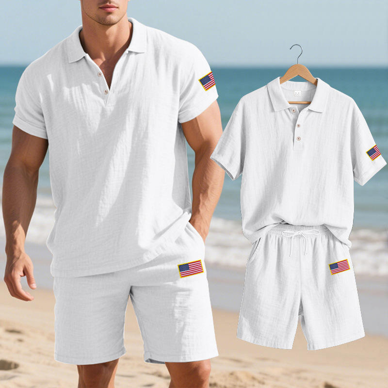 Summer Men's Casual Linen Inde – Summer Clothing Beach recenzja i cena