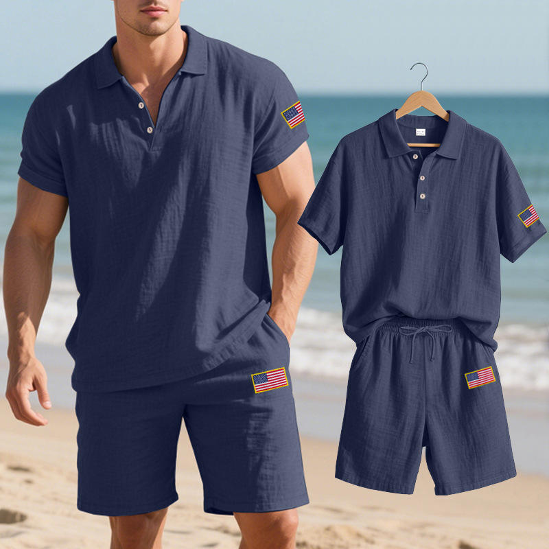 Summer Men's Casual Linen Inde – Summer Clothing Beach recenzja i cena