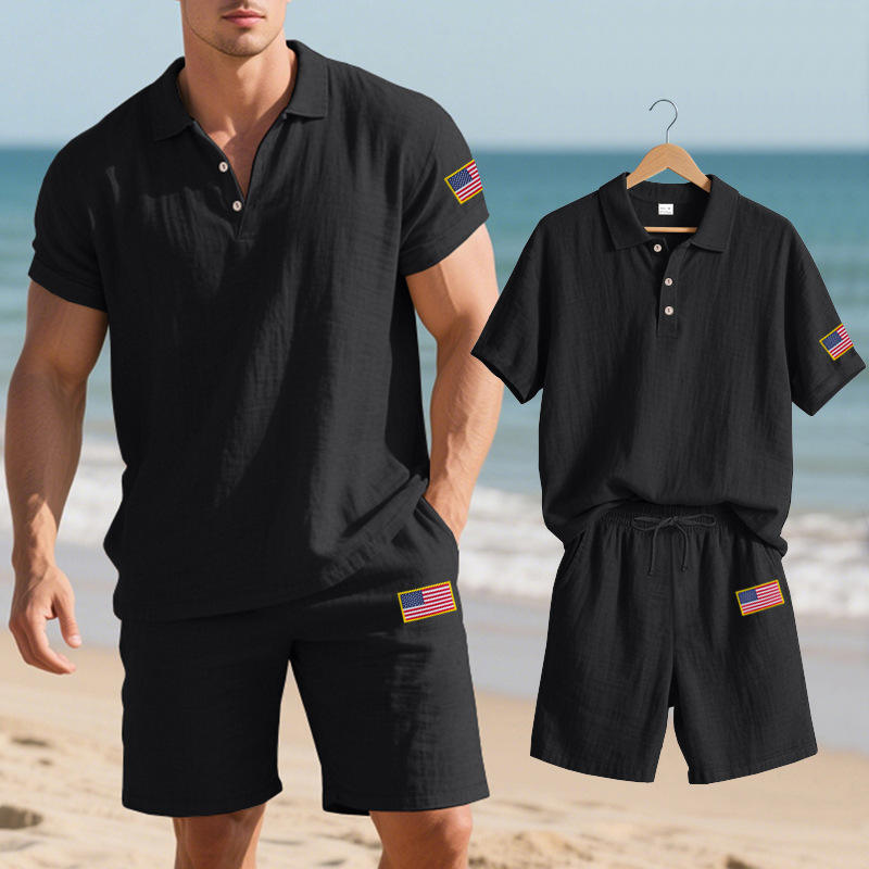 Summer Men's Casual Linen Inde – Summer Clothing Beach recenzja i cena