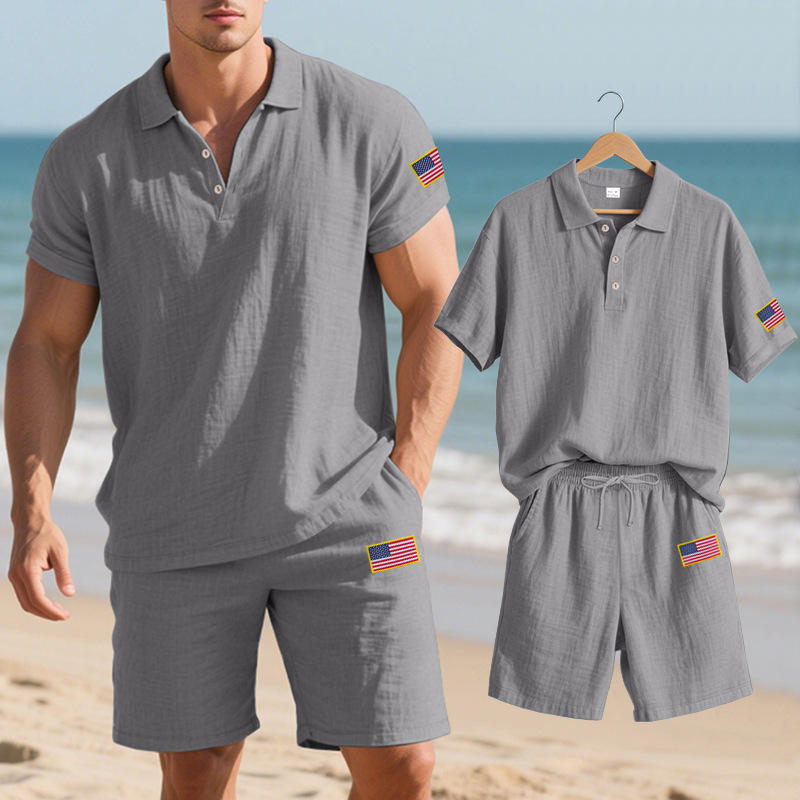 Summer Men's Casual Linen Inde – Summer Clothing Beach recenzja i cena