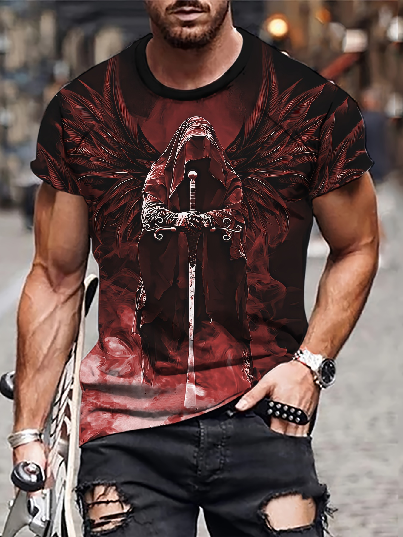Summer Viking Warrior Pattern  – Summer Viking Clothing recenzja i cena