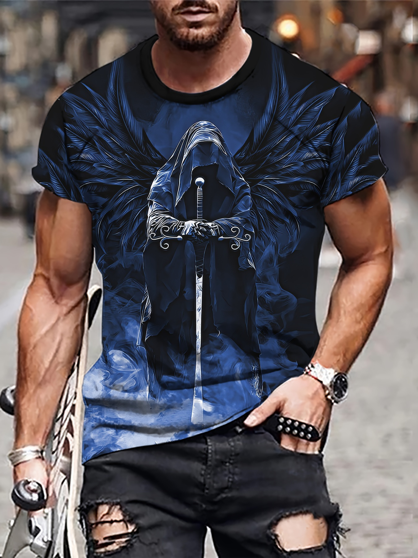 Summer Viking Warrior Pattern  – Summer Viking Clothing recenzja i cena