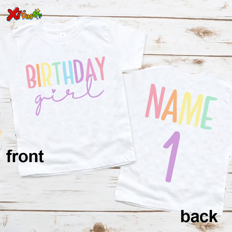 Birthday Girl T Shirt Party Ou – Summer Clothing Name recenzja i cena