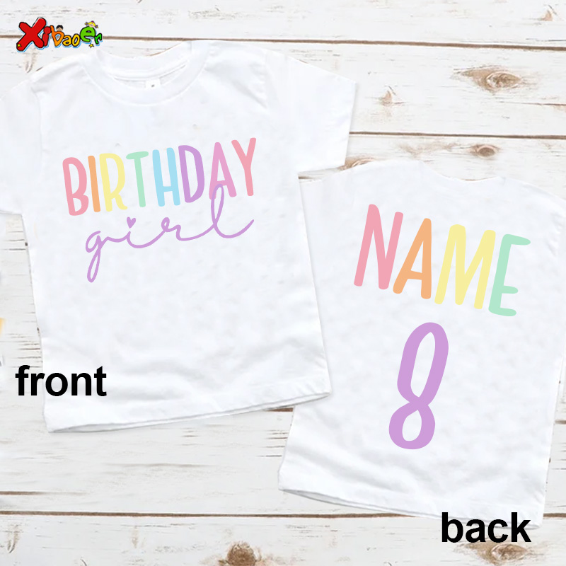 Birthday Girl T Shirt Party Ou – Summer Clothing Name recenzja i cena