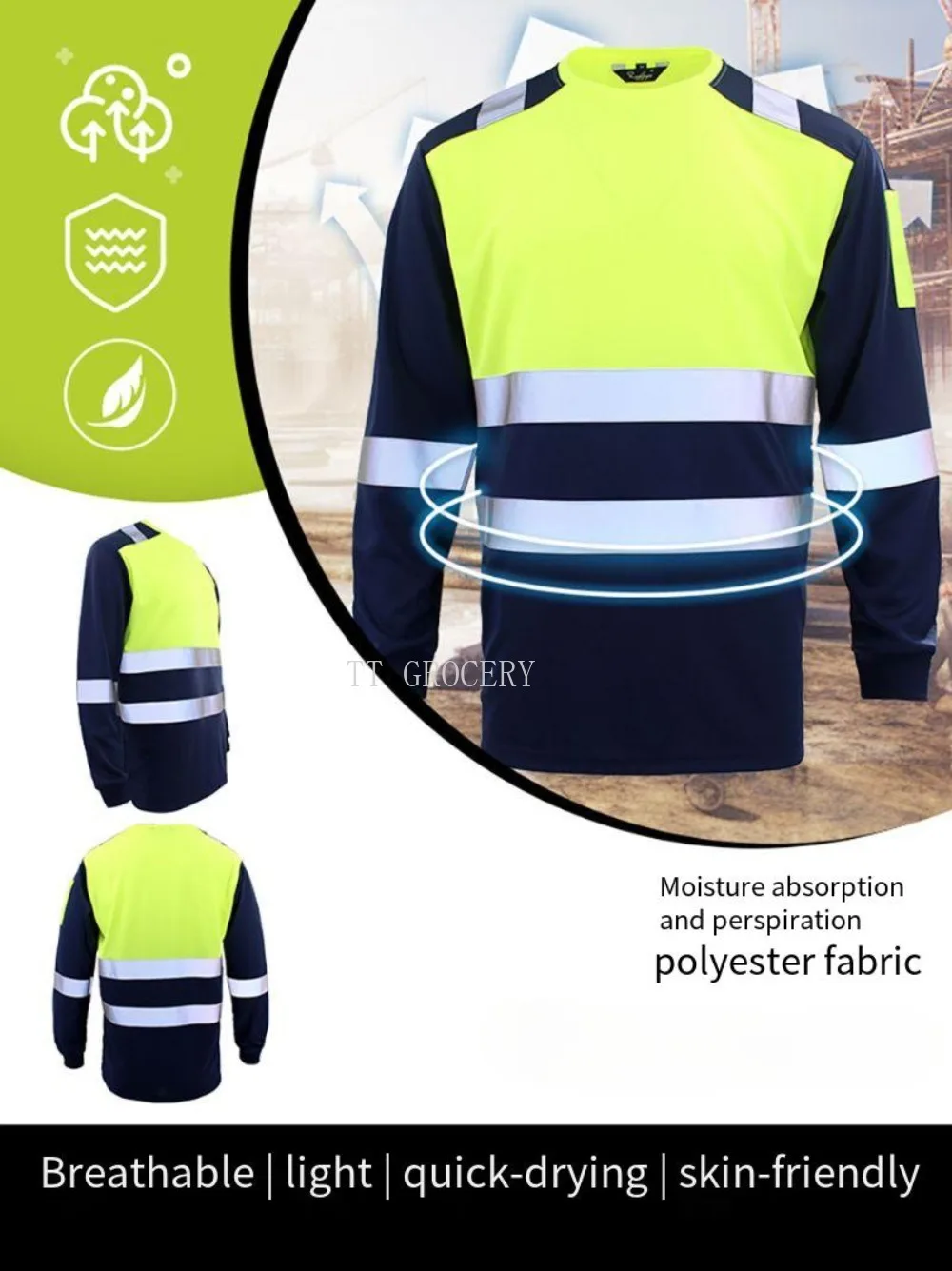 High Visibility Safety Work Sh – Summer Hi Vis Clothing recenzja i cena